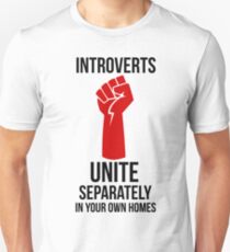 Introverts Unite Slim Fit T-Shirt