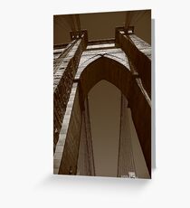 Brooklyn Bridge - New York City Greeting Card