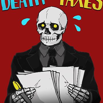 Artwork thumbnail, Death and Taxes The Grim by lilgreenfreaky