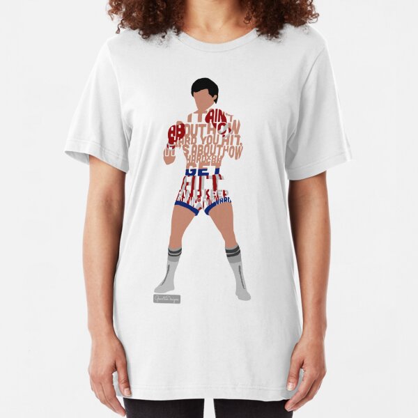 women's rocky balboa t shirt