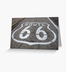 American Dreams - Route 66 Greeting Card