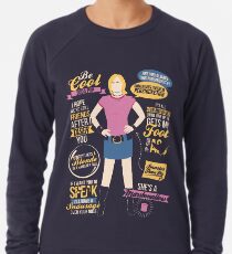 Marshmallow Quotes Lightweight Sweatshirt