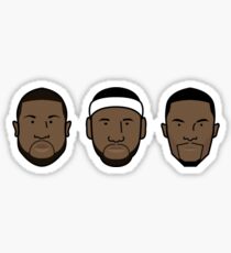 Miami Heat Big 3 Sticker