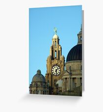 Royal liver building Greeting Card