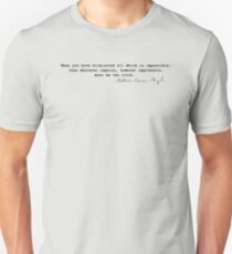 Eliminated all which is impossible Unisex T-Shirt