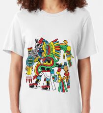 Ehecatl Quetzalocoatl Slim Fit T-Shirt