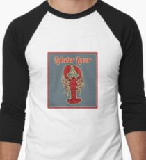 lobster lover Men's Baseball ¾ T-Shirt