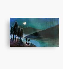 Moonlight Monsters II Metal Print