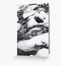 Winter river Greeting Card