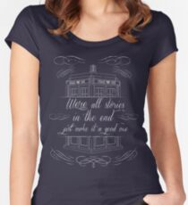 We're all stories Women's Fitted Scoop T-Shirt