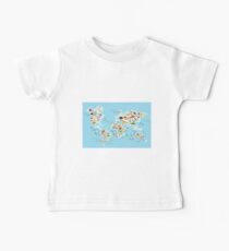 animal world map Baby Tee
