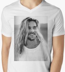 Brad Pitt Men's V-Neck T-Shirt