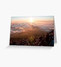 Peak of Mt. Fuji-san Greeting Card