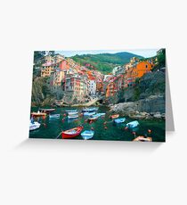 Italy. Cinque Terre marina Greeting Card