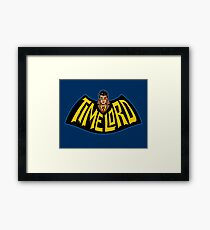Time Lord Logo Framed Print