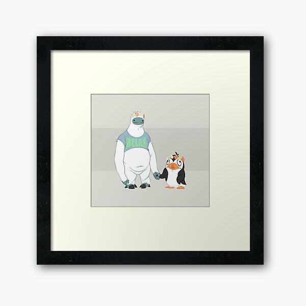 Erwin & Puck Framed Art Print