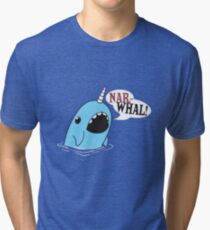 Narwhal! Tri-blend T-Shirt