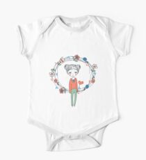 hand-drawn Love One Piece - Short Sleeve