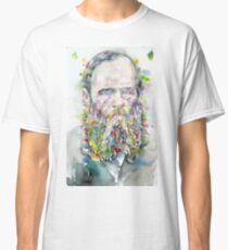 FYODOR DOSTOYEVSKY - watercolor portrait.5 Classic T-Shirt