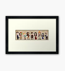 Lil' Damn Heroes Framed Print