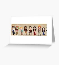 Lil' Damn Heroes Greeting Card