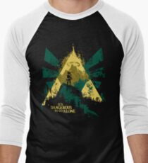 It's Dangerous To Go Alone Men's Baseball Âľ T-Shirt