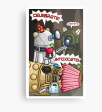 Dalek Party Metal Print