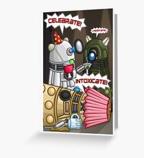 Dalek Party Greeting Card