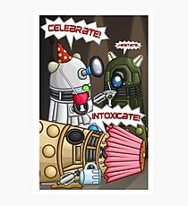 Dalek Party Photographic Print