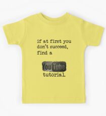 You Tube Tutorial Kids Tee