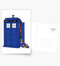 Police Box Yarn Box Postcards