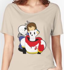 Undertale Sans and Papyrus Women's Relaxed Fit T-Shirt