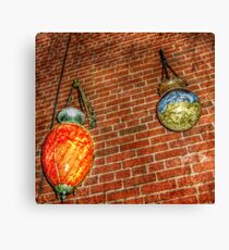 Apothecary Show Globes Canvas Print