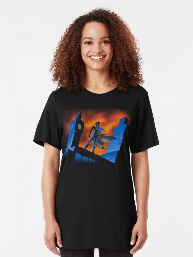 Alternate view of Sherlock Cartoon Slim Fit T-Shirt