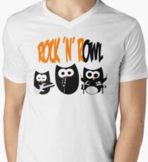Rock'n'R-OWL Men's V-Neck T-Shirt