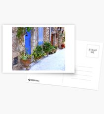 The Blue Doors Of A Provencal Village Postcards