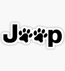 Jeep Paws Sticker