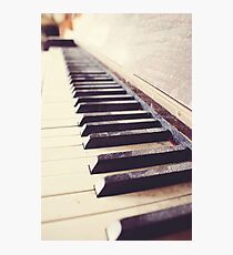 Vintage piano Photographic Print