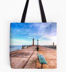 Whitby Pier Tote Bag