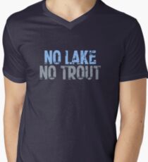 The Wire - No Lake, No Trout Men's V-Neck T-Shirt