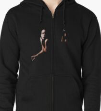Nude Zipped Hoodie