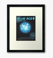Blue Eco Framed Print