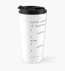 New Coffee() Travel Mug