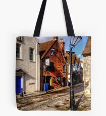 The Leaning Lampost Tote Bag