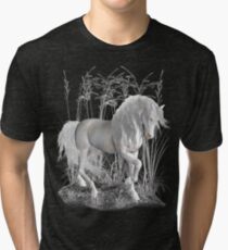 Ivory .. a white stallion Tri-blend T-Shirt