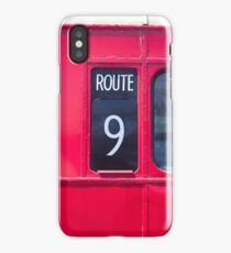 Route master London bus number 9 iPhone Case