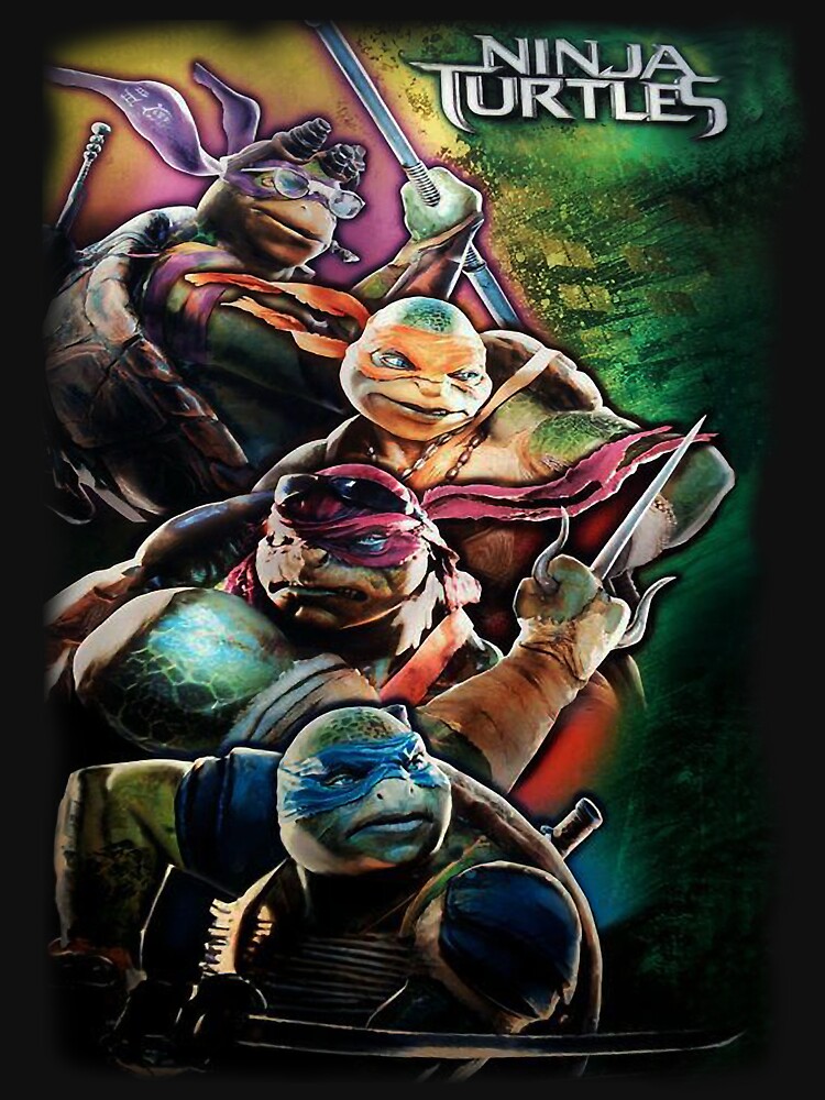 "2014 TMNT Ninja Turtles movie poster shirt" Tshirt by jacobzking