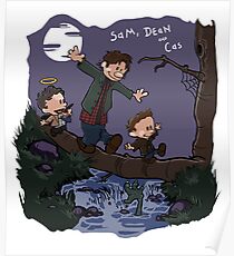 Sam, Dean, and Cas Poster