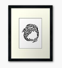 Charizard Tribal Framed Print