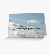 B17 - Mighty 8th En-route Greeting Card